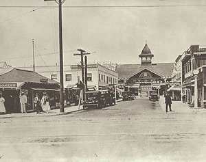 Newport Beach Balboa PAVILLON Main St OLD CARS Fotodruck 974 11" x 14" - Bild 1 von 1