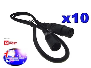 From OZ Quality 10PC 1M DMX Lead 512 Lighting Wire Cables Laser Lighting Black T - Bild 1 von 4