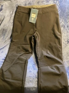 Women’s Medium Full Moon Softshell Snow Ski Pant White Sierra BLACK T920W29 29" - Picture 1 of 11