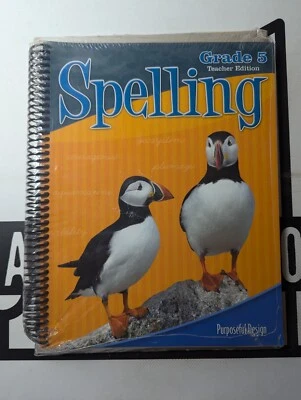 Purposeful Design Spelling Grade 5 Teacher Edition - Brand new! - Image 1 of 3