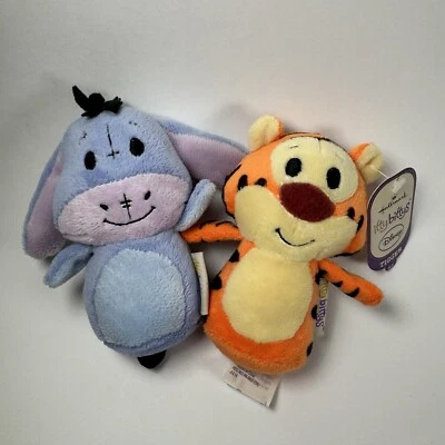 Peluche Hallmark Itty Bittys Disney Winnie The Pooh Tigger Eeyore 4" Foto 1 de 4