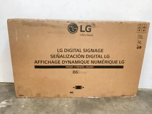 LG 86UH5F-H 86" 4K UHD LED LCD Display - Digital Signage - Black - Picture 1 of 2