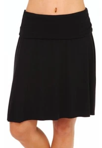 Three Dots Foldover Skirt In Black Size XL - Picture 1 of 2