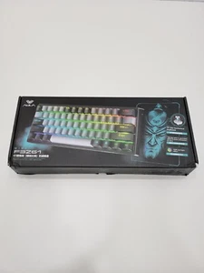 AULA WIND F3Z61 Black RGB Backlit 61 Keys Wired Membrane Gaming Keyboard USB... - Picture 1 of 4