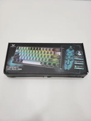 AULA WIND F3Z61 Black RGB Backlit 61 Keys Wired Membrane Gaming Keyboard USB... - Image 1 of 4