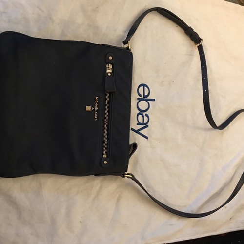 Borsa a tracolla Michael Kors donna Kelsey tracolla in pelle blu taglia unica