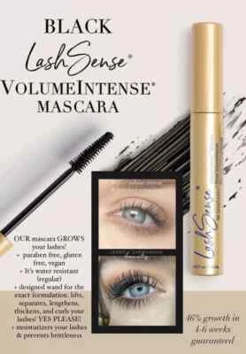 LashSense Volumintense Mascara in Black New & Sealed by Senegence Full Size - Image 1 of 2