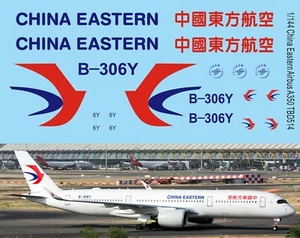 1/144 Decals per Airbus A350 China Eastern Livery TB Decal TBD514 - Picture 1 of 1