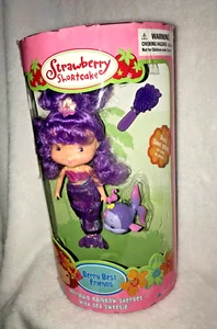 New 2004 BanDai Strawberry Shortcake Mermaid Rainbow Sherbet & Sea Sweetie - Picture 1 of 13