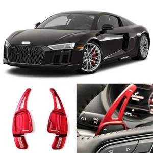 2pcs Alloy Add-On Steering Wheel DSG Paddle Shifters Extension For Audi R8 2018 - Bild 1 von 12