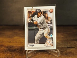 2020 Bowman Draft 1st Edition BD27 Oswald Peraza New York Yankees - Picture 1 of 2