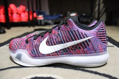 NEW Nike iD Kobe 10 X Elite Flyknit SZ 9 Multicolor White/Black/Purple - Image 1 of 4