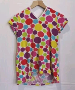 Traje de baño de playa con capucha OP Ocean Pacific para niñas talla 10-12 puntos multicolores - Imagen 1 de 8