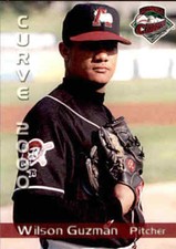 2000 Altoona Curve Grandstand #11 Wilson Guzman Dominican Republic Baseball Card