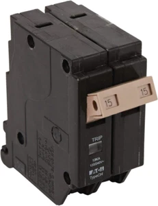 Corporation CHF215CS Cutler Hammer, 15A, Double Pole Circuit Breaker - Picture 1 of 2