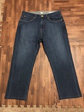 Agave Denim Hand Made Jeans Mens 34 waist No.12 Bixby Ranch Flex Denim Pre-owned