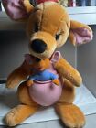 Disney Plush Winnie The Pooh Kanga And Roo-21" Jumbo Kangaroo & Joey Toy-Mattel