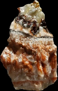 Banded Calcite Crystal Tri Color 7 1/2 inch - Picture 1 of 10