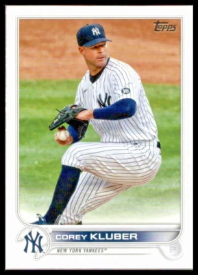 2022 TOPPS #69 COREY KLUBER NEW YORK YANKEES - Image 1 of 2