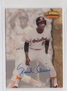 Paul Blair 1994 Ted Williams Co. signed autographed card Baltimore Orioles