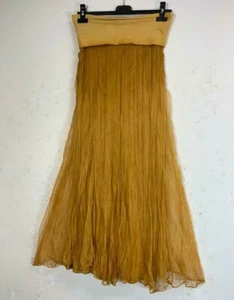 LAGENLOOK 65% POLY 35% VISCOSE NET/MESH SKIRT 8 COLS ONE SIZE FITS SIZES 12-16 - Bild 1 von 26