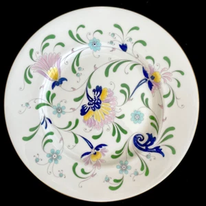 Plato de cena vintage Coalport Pageant Bone China 27 cm 10 5/8”, estado nuevo - Imagen 1 de 8