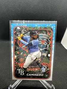2024 Topps Holiday - #H25 Junior Caminero (RC) - Picture 1 of 2