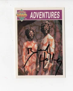 BERNARD HOLLEY ON CARD AUTOGRAPH 1996 DOCTOR WHO CORNERSTONE AXON MAN AUTO - Picture 1 of 2