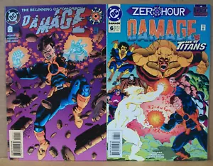 DC Comics ~ Hora cero/Comienzo del mañana ~ Daño #6, #0 ~ Casi nuevo - Imagen 1 de 9