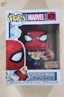 Funko Pop Marvel, Spider-Man Pizza Delivery, Vinyl, Box #672, Box Lunch Ex.
