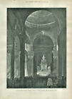 Antique Illustrated Print Late Duke Of Clarence Memorial Service St Pauls 1892