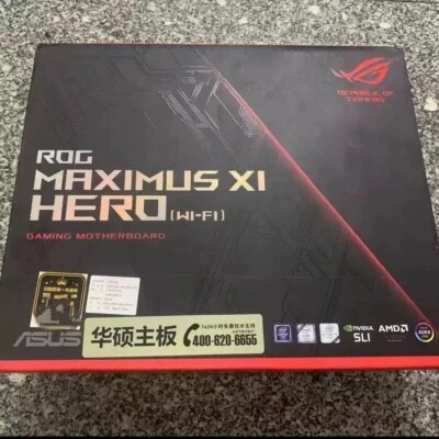 Asus Rog Maximus Xi Hero Wi-Fi Motherboard Intel Z390 Socket 1151 DDR4 HDMI ATX - Image 1 of 4
