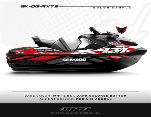 IPD Jet Ski Graphic Kit, Seadoo 2018-Up Gen-3 GTX, WakePro 230, RXT RXT-X (OB)