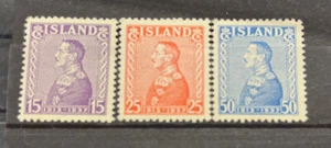 Helpful Stamps * Iceland Early Stamp Set 1937 MH - Picture 1 of 1