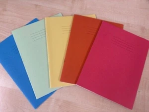 A5 Exercise Books, Lined & Squared, NEW x 100 - Picture 1 of 3