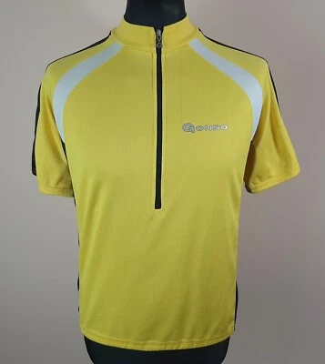 Camiseta deportiva de ciclismo Gonso amarilla para hombre talla M amarilla 1/2 cremallera manga corta Foto 1 de 4