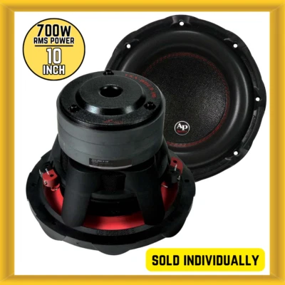 Audiopipe TXX-BDC3-10 10" subwoofer automotivo pilha tripla 700W RMS potência dupla 4 Ohms - Imagem 1 de 4