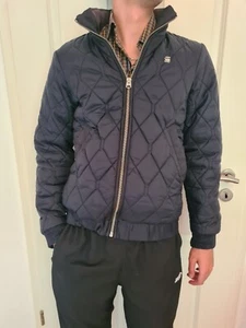 Dunkelblaue Steppjacke leichte Jacke von G-Star RAW Gr. S - Bild 1 von 14