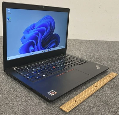 联想 ThinkPad L14 Gen 1 14 英寸笔记本电脑 AMD 锐龙 5 Pro 4650U 8GB 256GB NVMe,原样 — 第 1/4 张图片