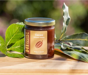 Hawaii Honey Farm - Cacao Infused Honey 9 oz. - Made in Hawaii - Picture 1 of 3