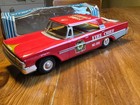 Seltenes TAIYO Japan Blechauto „Fire Chief Command No. 851“ Friktion OVP 1960er