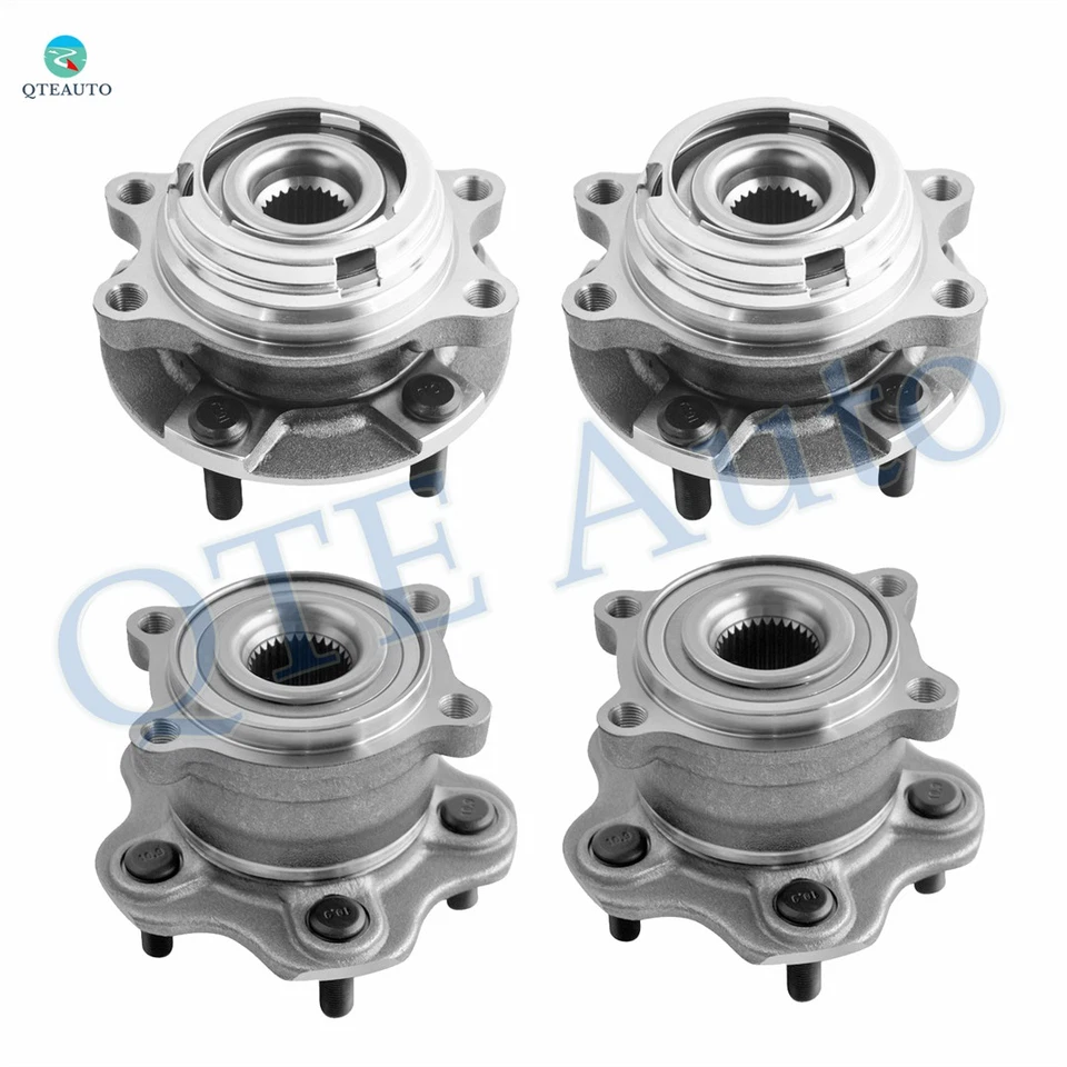 Set of 4 Front-Rear Wheel Hub Bearing Assembly For 2014-2017 Infiniti QX50 - Image 1 of 4