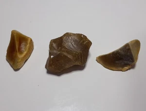 Natürlicher 3x Feuerstein Strandstein Mineralien 20g für Sammler und Dekoration - Picture 1 of 5