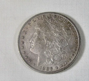 Morgan Silver Dollar 1886 (lot a) - Picture 1 of 2