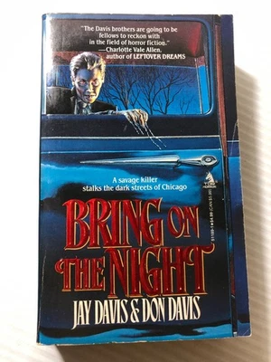 b Jan & Don Davis BRING ON the NIGHT 1993 First TOR Vampire Horror Foto 1 de 3