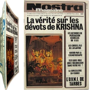 Nostra n°330 1978 Magazine actualité mystérieuse Krishna KGB Sorcellerie Vendée - Imagen 1 de 14
