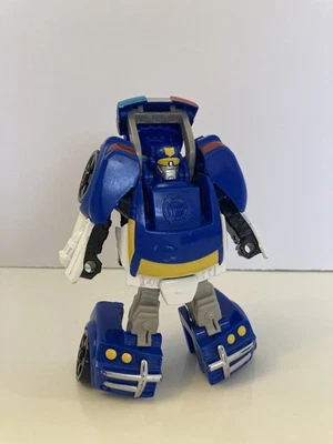 Figura suelta Transformers Playskool Heroes BOTS DE RESCATE COCHE DE POLICÍA 5" Foto 1 de 4