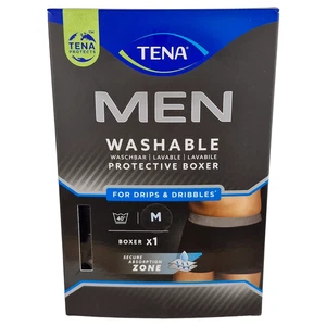 New Tena Men Washable Protective Boxer Adult Underwear Drips and dribbles Medium - Picture 1 of 11