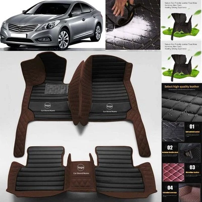 For Hyundai Azera Car Floor Mats Luxury Waterproof Liners Carpets Cargo Custom Foto 1 de 4