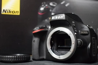 【 MINT IN BOX】Nikon D5100 16.2MP Digital Camera Black Body 18-55mm SC:2510 JPN - Image 1 of 4